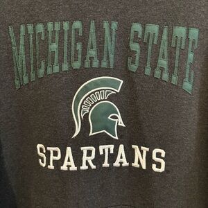 Michigan State Spartans Hoodie XL Black/Green Campus Heritage Collection